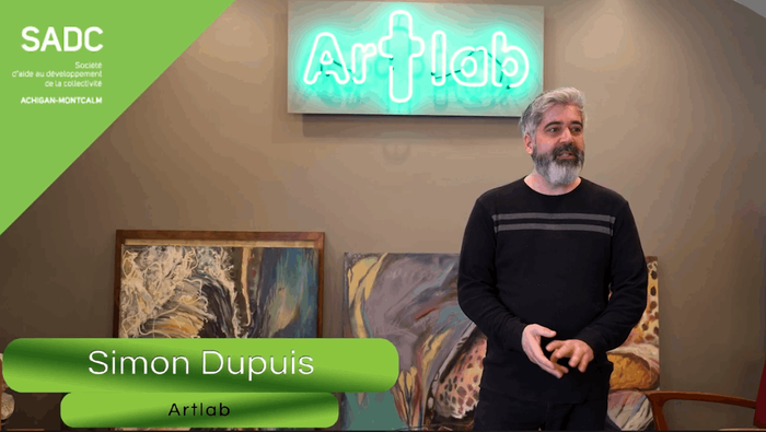 Simon Dupuis, entrepreneur Artlab