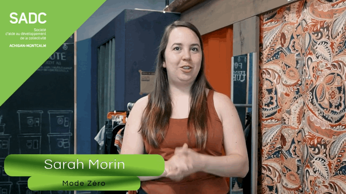 Sarah Morin, entrepreneure Mode Zéro